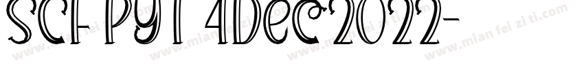 SCF PYT 4Dec2022字体转换